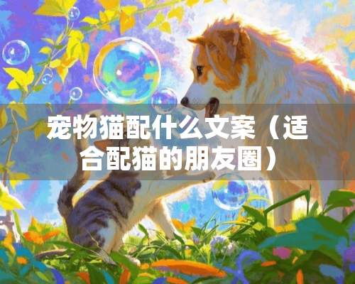 宠物猫配什么文案（适合配猫的朋友圈）