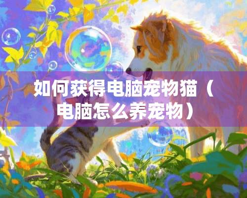 如何获得电脑宠物猫（电脑怎么养宠物）