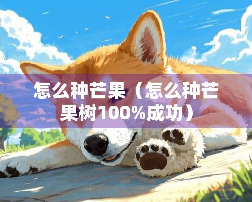 怎么种芒果（怎么种芒果树100%成功）