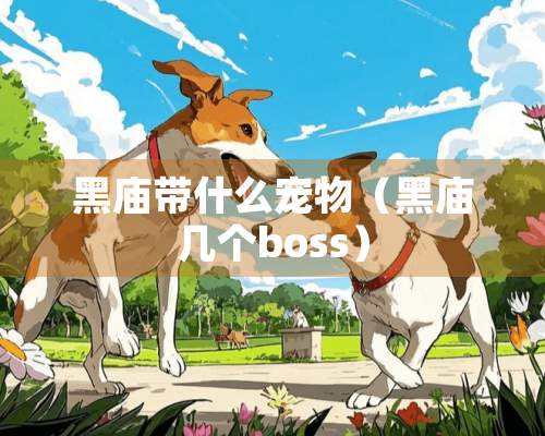 黑庙带什么宠物（黑庙几个boss）