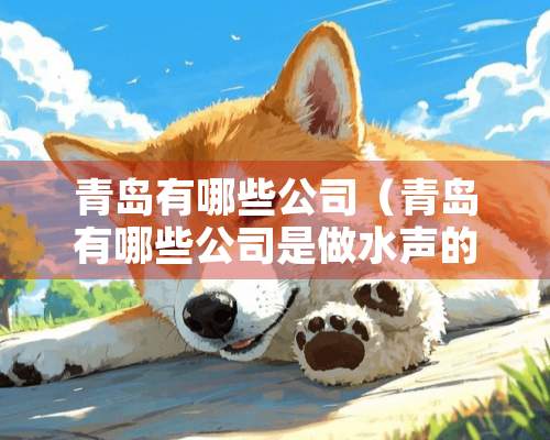 青岛有哪些公司（青岛有哪些公司是做水声的）