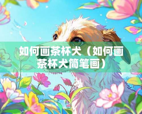 如何画茶杯犬（如何画茶杯犬简笔画）