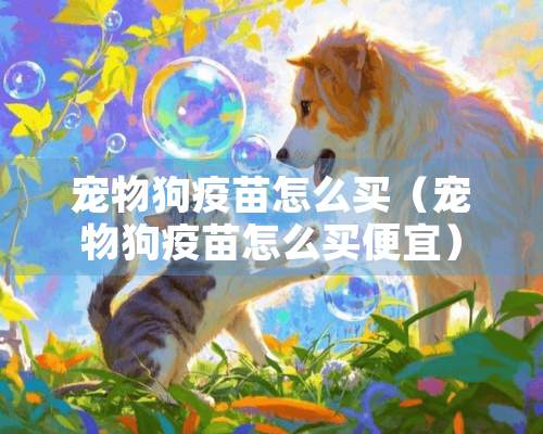 宠物狗疫苗怎么买（宠物狗疫苗怎么买便宜）