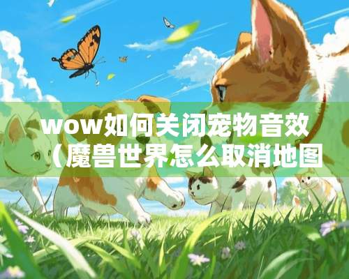 wow如何关闭宠物音效（魔兽世界怎么取消地图宠物训练）