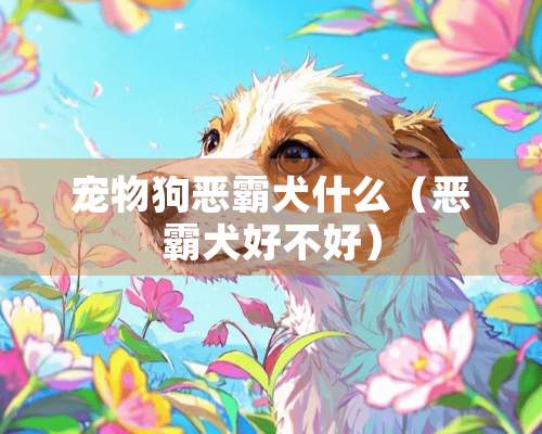 宠物狗恶霸犬什么（恶霸犬好不好）