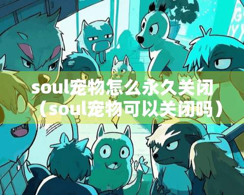 soul宠物怎么永久关闭（soul宠物可以关闭吗）