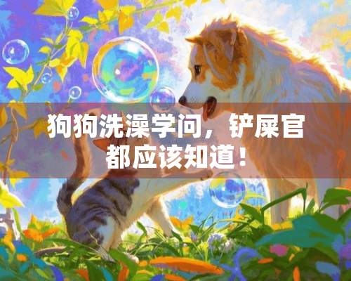 狗狗洗澡学问，铲屎官都应该知道！