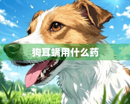 狗耳螨用什么药