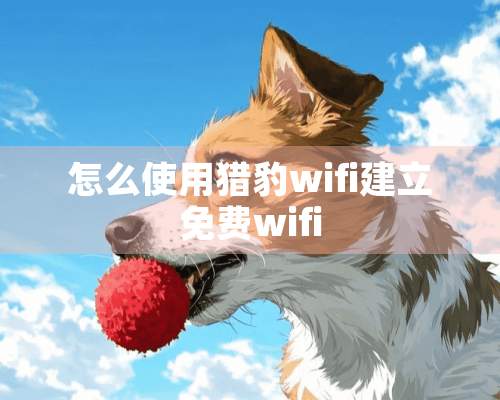 怎么使用**wifi建立免费wifi