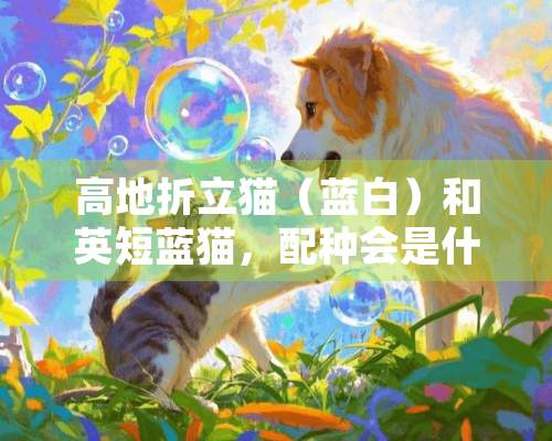 高地折立猫（蓝白）和英短蓝猫，配种会是什么猫？有人说要么是高地折立，要么是蓝猫，不会串的，是这样吗