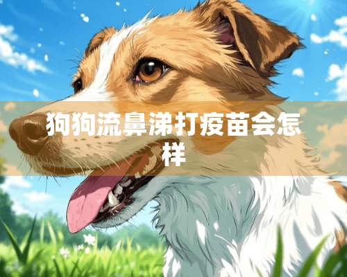 狗狗流鼻涕打疫苗会怎样