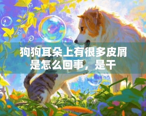 狗狗耳朵上有很多皮屑是怎么回事，是干