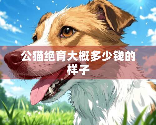 公猫绝育大概多少钱的样子