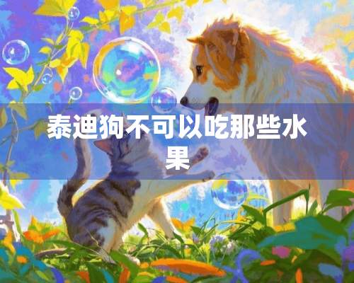 泰迪狗不可以吃那些水果