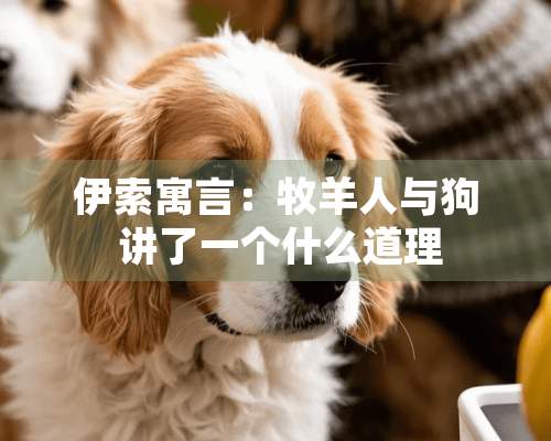 伊索寓言：牧羊人与狗 讲了一个什么道理