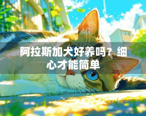 阿拉斯加犬好养吗？细心才能简单