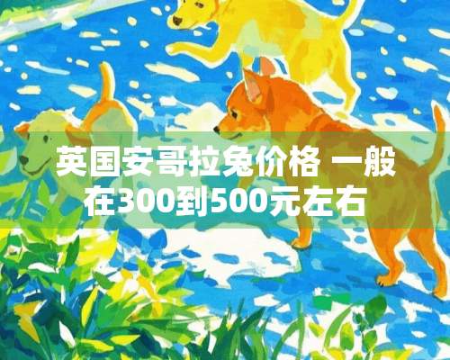 英国安哥拉兔价格 一般在300到500元左右