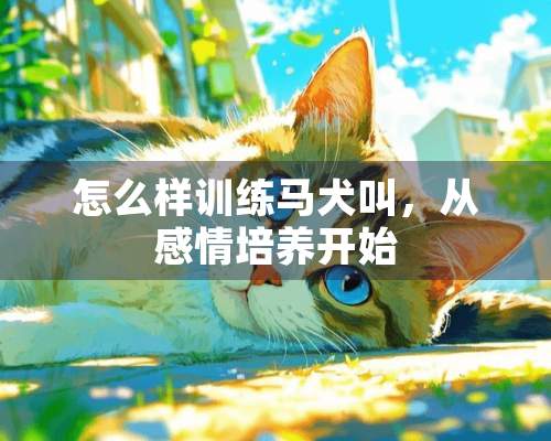 怎么样训练马犬叫，从感情培养开始