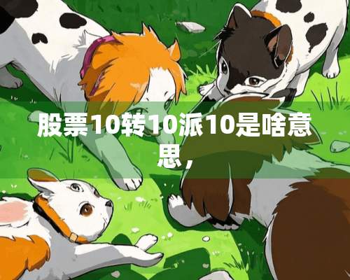 股票10转10派10是啥意思，