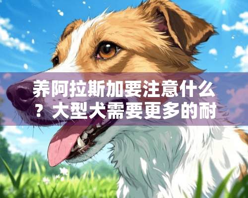 养阿拉斯加要注意什么？大型犬需要更多的耐心