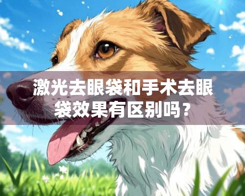 激光去眼袋和手术去眼袋效果有区别吗？