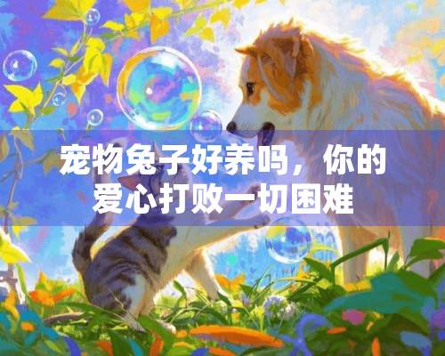 宠物兔子好养吗，你的爱心打败一切困难