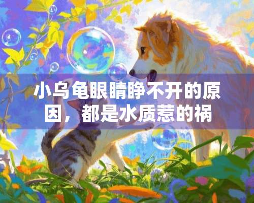 小乌龟眼睛睁不开的原因，都是水质惹的祸