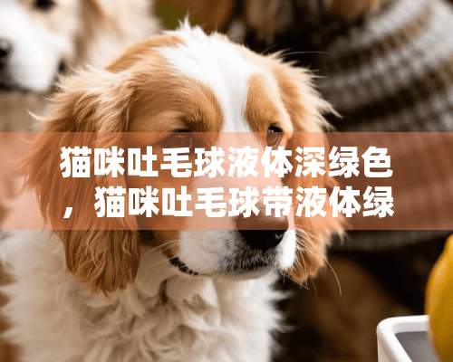 猫咪吐毛球液体深绿色，猫咪吐毛球带液体绿色，是怎么回事？