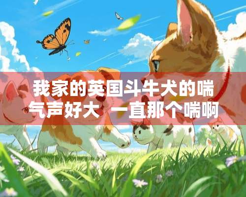 我家的英国斗牛犬的喘气声好大  一直那个喘啊  好吵 怎么办？