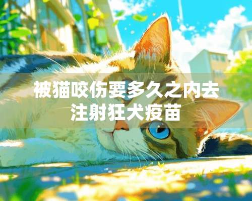 被猫咬伤要多久之内去注射狂犬疫苗