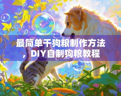 最简单干狗粮制作方法，DIY自制狗粮教程