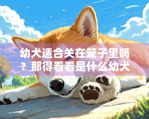 幼犬适合关在笼子里吗？那得看看是什么幼犬