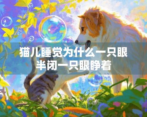 猫儿睡觉为什么一只眼半闭一只眼睁着