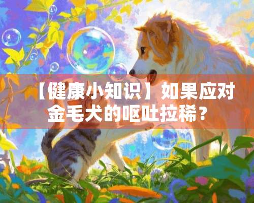 【健康小知识】如果应对金毛犬的呕吐拉稀？