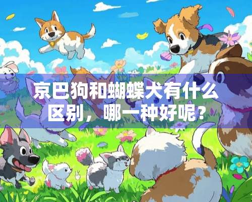 京巴狗和蝴蝶犬有什么区别，哪一种好呢？