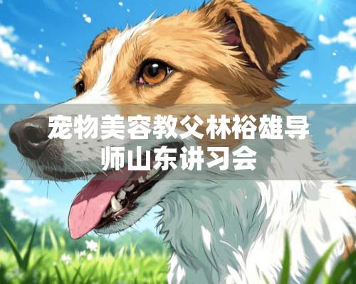 宠物美容教父林裕雄导师山东讲习会