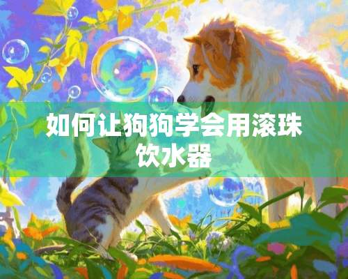 如何让狗狗学会用滚珠饮水器