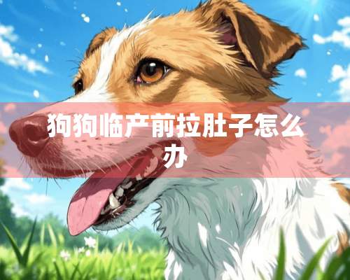 狗狗临产前拉肚子怎么办