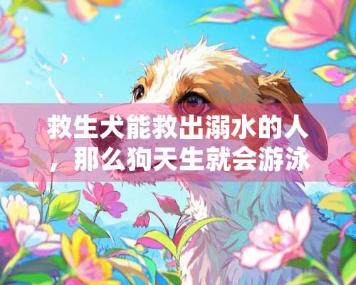 救生犬能救出溺水的人，那么狗天生就会游泳吗？