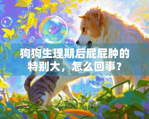 狗狗生理期后屁屁肿的特别大，怎么回事？