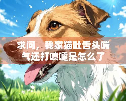 求问，我家猫吐舌头喘气还打喷嚏是怎么了