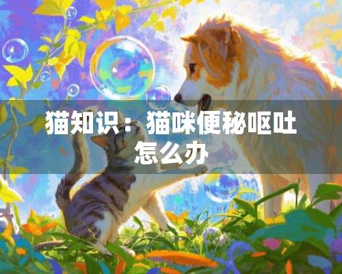 猫知识：猫咪便秘呕吐怎么办