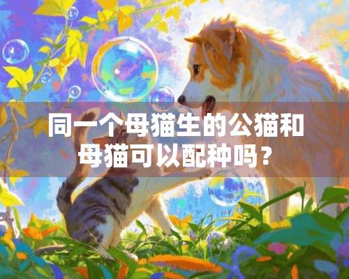 同一个母猫生的公猫和母猫可以配种吗？