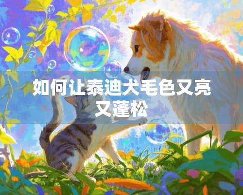 如何让泰迪犬毛色又亮又蓬松