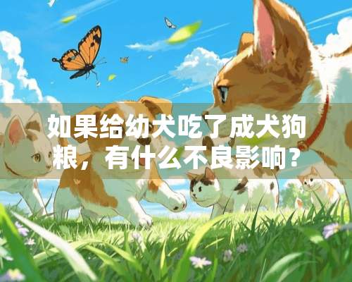 如果给幼犬吃了成犬狗粮，有什么不良影响？