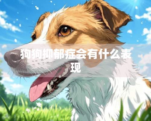 狗狗抑郁症会有什么表现