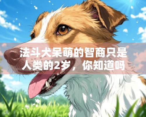 法斗犬呆萌的智商只是人类的2岁，你知道吗