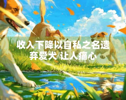 收入下降以自私之名遗弃爱犬 让人痛心