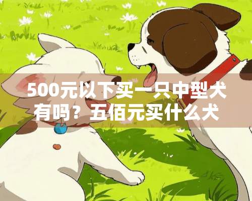 500元以下买一只中型犬有吗？五佰元买什么犬图片