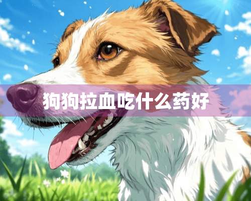 狗狗拉血吃什么药好